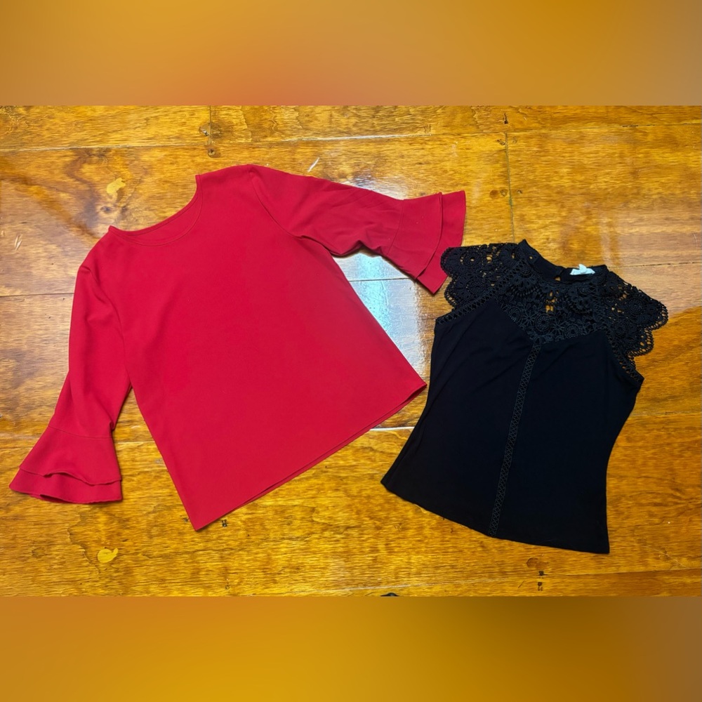 Bundle 2 Boutique Blouses Medium